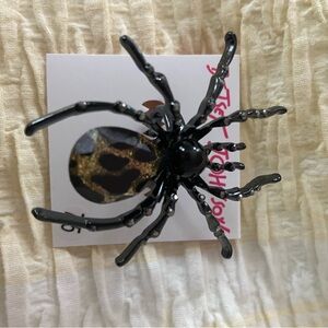 Betsy Johnson spider ring.